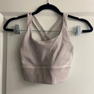 lululemon Energy Longline Bra Ribbed Luxtreme 
Medium Support